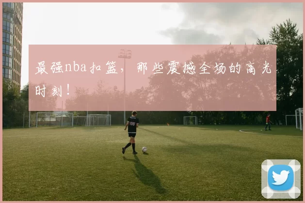 最强nba扣篮，那些震撼全场的高光时刻！